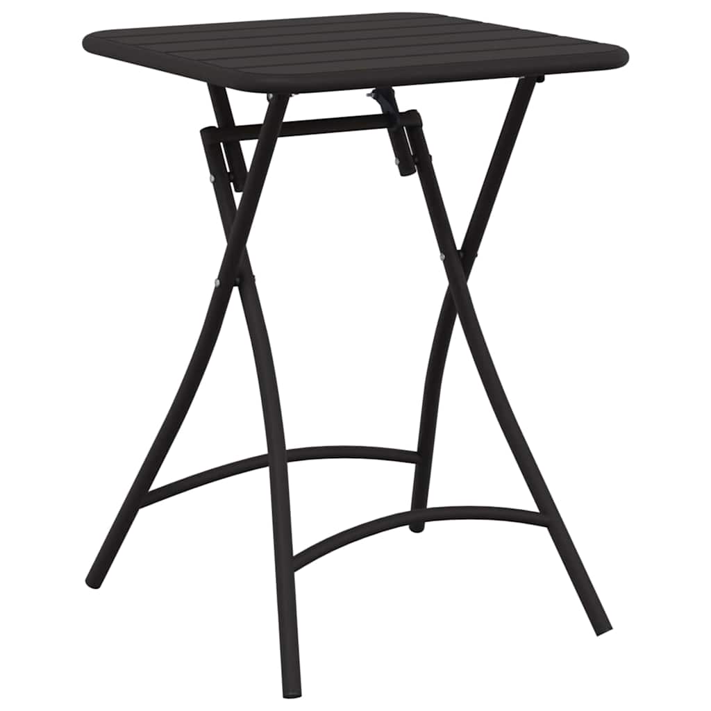 vidaXL Bistro Table Anthracite 55 x 55 x 72.5 cm Powder-coated Steel