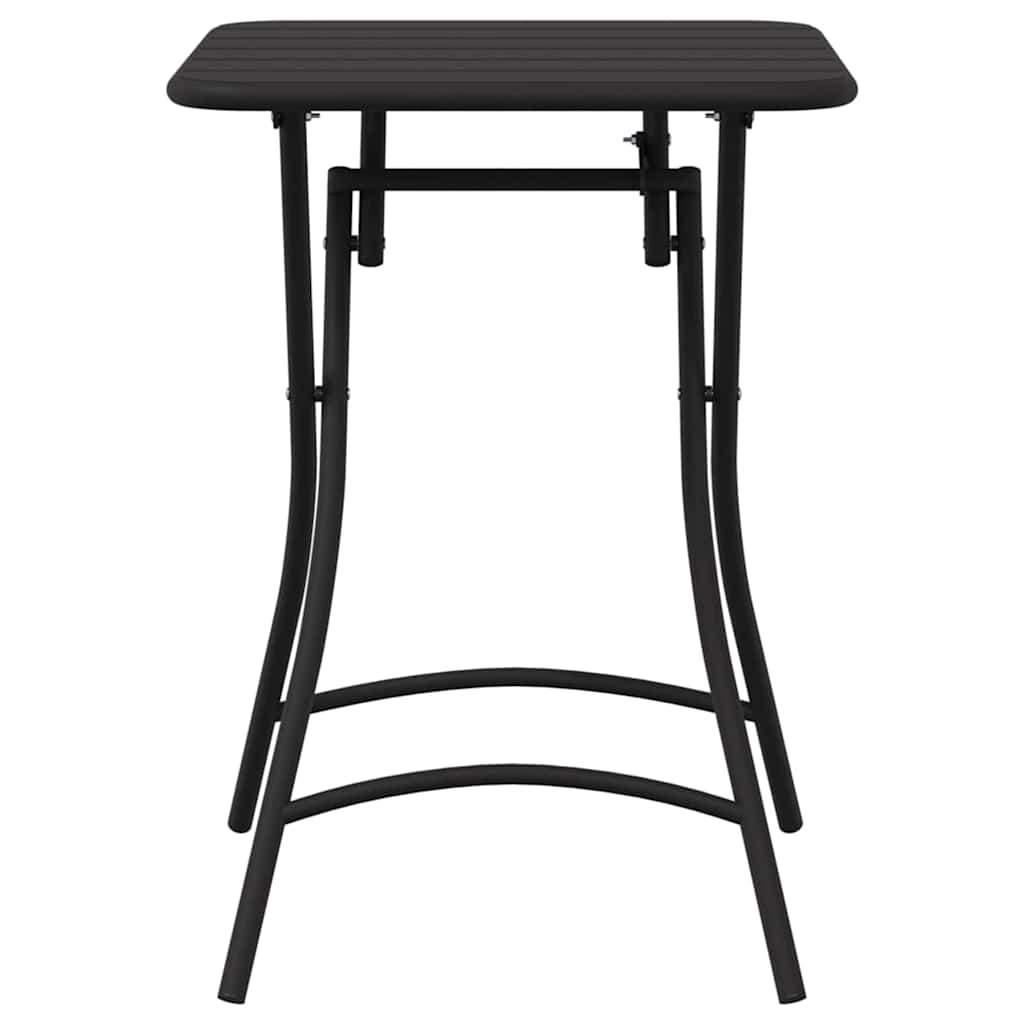 vidaXL Bistro Table Anthracite 55 x 55 x 72.5 cm Powder-coated Steel