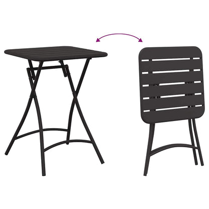 vidaXL Bistro Table Anthracite 55 x 55 x 72.5 cm Powder-coated Steel