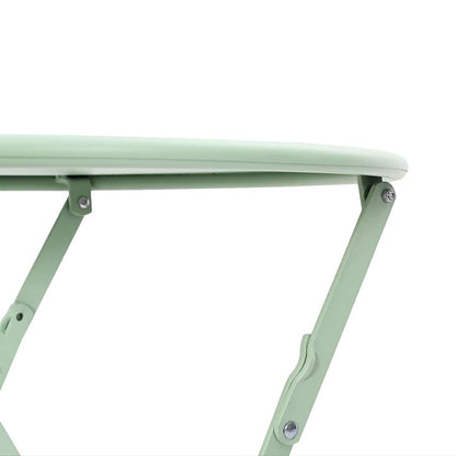 vidaXL Bistro Table Light Mint Ø 50 x 71 cm Powder-coated Steel - Green