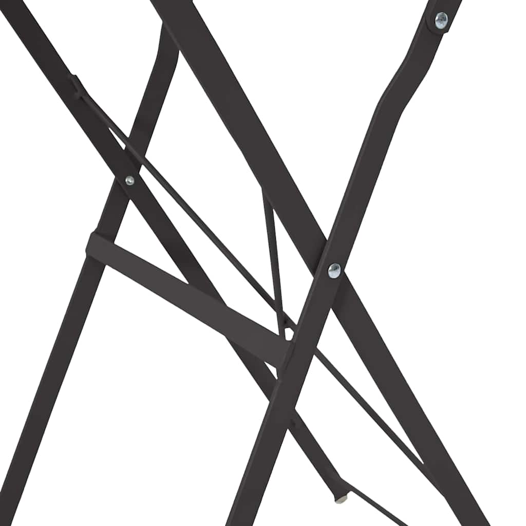 vidaXL Bistro Table Anthracite Ø 50 x 71 cm Powder-coated Steel