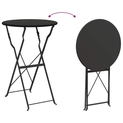 vidaXL Bistro Table Anthracite Ø 50 x 71 cm Powder-coated Steel