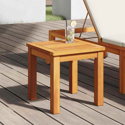 vidaXL Side Table Oil Natural 35 x 35 x 34 cm Solid Acacia Wood - Brown