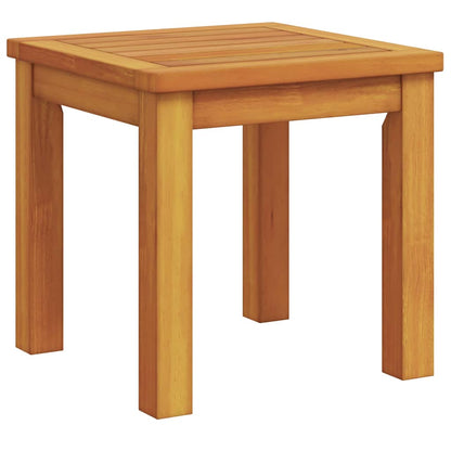 vidaXL Side Table Oil Natural 35 x 35 x 34 cm Solid Acacia Wood - Brown