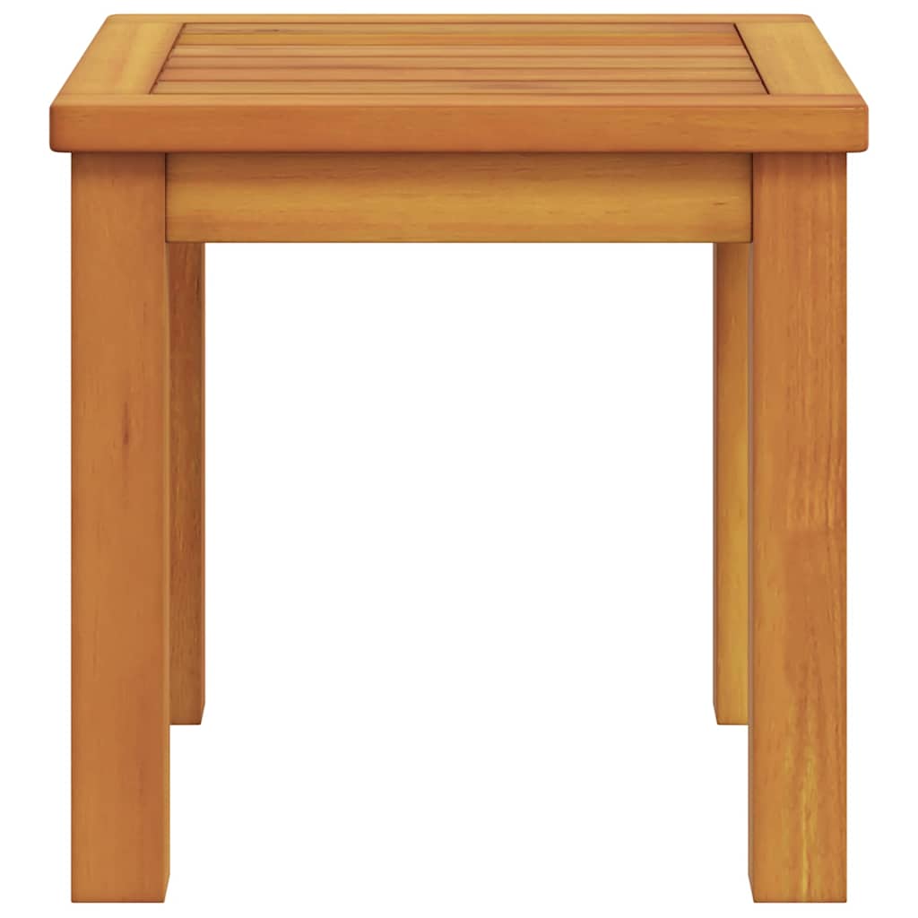 vidaXL Side Table Oil Natural 35 x 35 x 34 cm Solid Acacia Wood - Brown