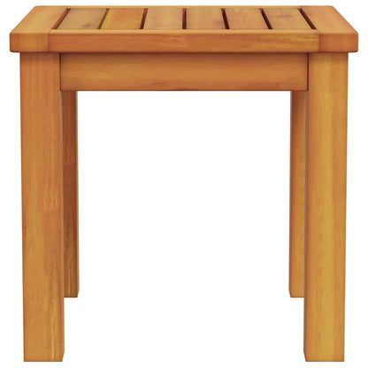 vidaXL Side Table Oil Natural 35 x 35 x 34 cm Solid Acacia Wood - Brown