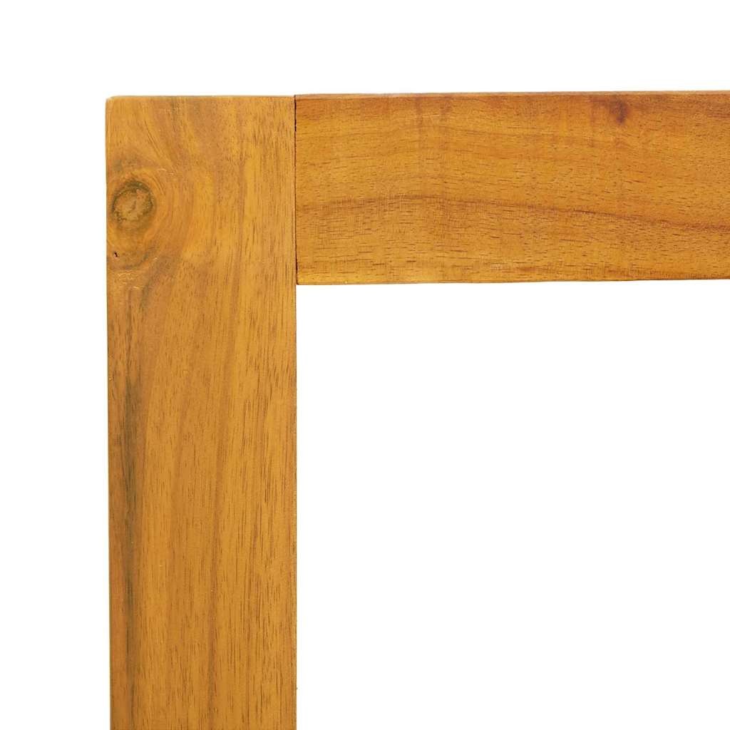 vidaXL Side Table Oil Natural 43 x 36 x 40 cm Solid Teak Wood - Brown
