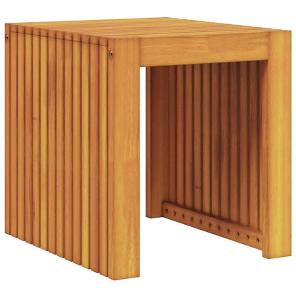 vidaXL Side Table Oil Natural 43 x 36 x 40 cm Solid Teak Wood - Brown
