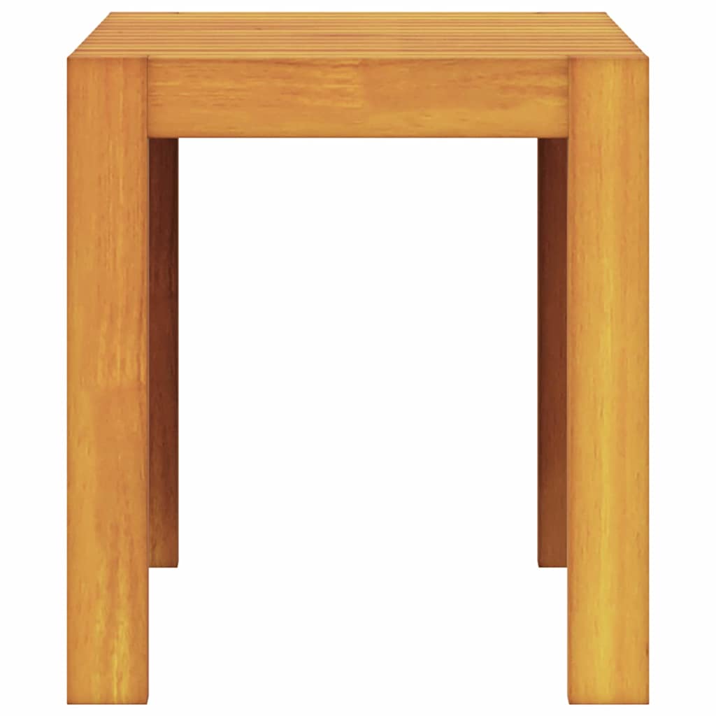 vidaXL Side Table Oil Natural 43 x 36 x 40 cm Solid Teak Wood - Brown