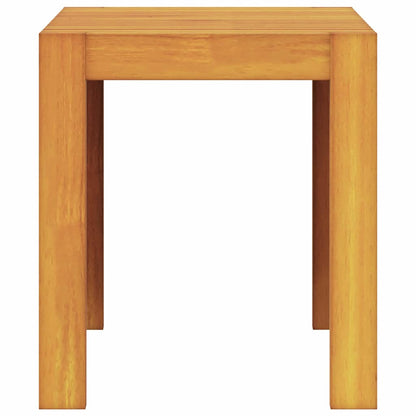 vidaXL Side Table Oil Natural 43 x 36 x 40 cm Solid Teak Wood - Brown