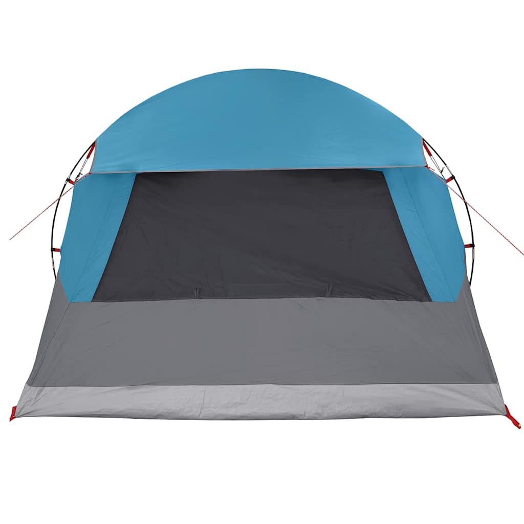 vidaXL Dome Tent 6-Person with Roof Blue 500 x 314 x 206 cm
