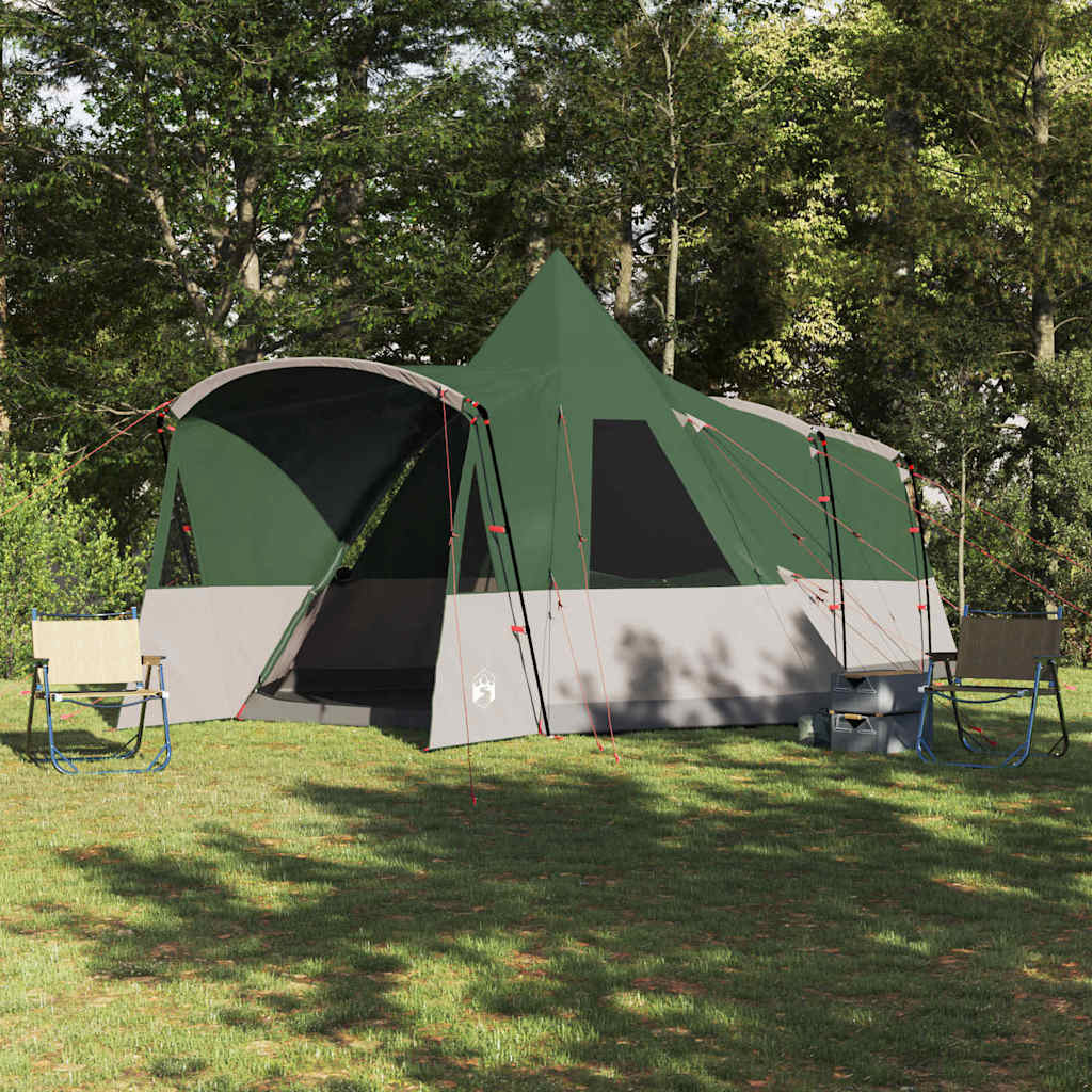 vidaXL Teepee Tent 8-Person 8-Person Green - 720 x 465 x 295 cm