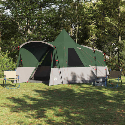 vidaXL Teepee Tent 8-Person 8-Person Green - 720 x 465 x 295 cm
