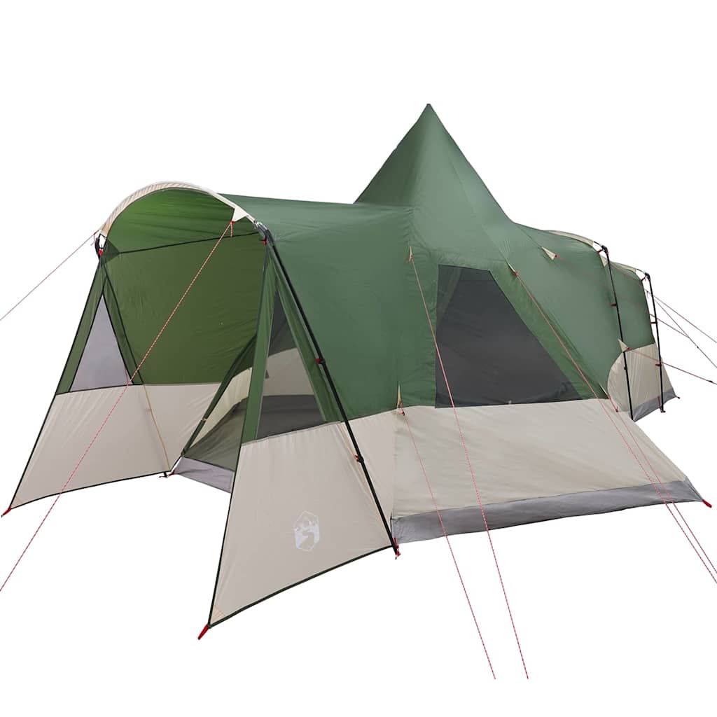 vidaXL Teepee Tent 8-Person 8-Person Green - 720 x 465 x 295 cm