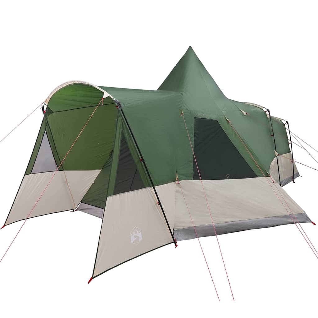 vidaXL Teepee Tent 8-Person 8-Person Green - 720 x 465 x 295 cm