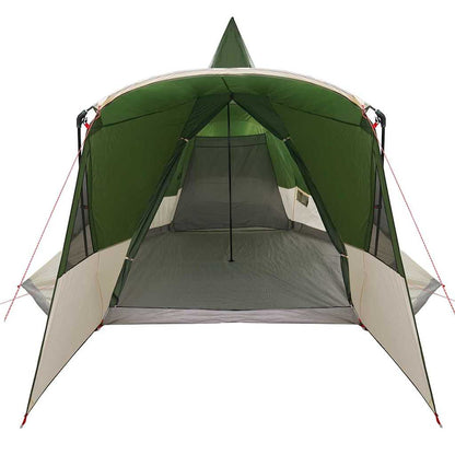 vidaXL Teepee Tent 8-Person 8-Person Green - 720 x 465 x 295 cm