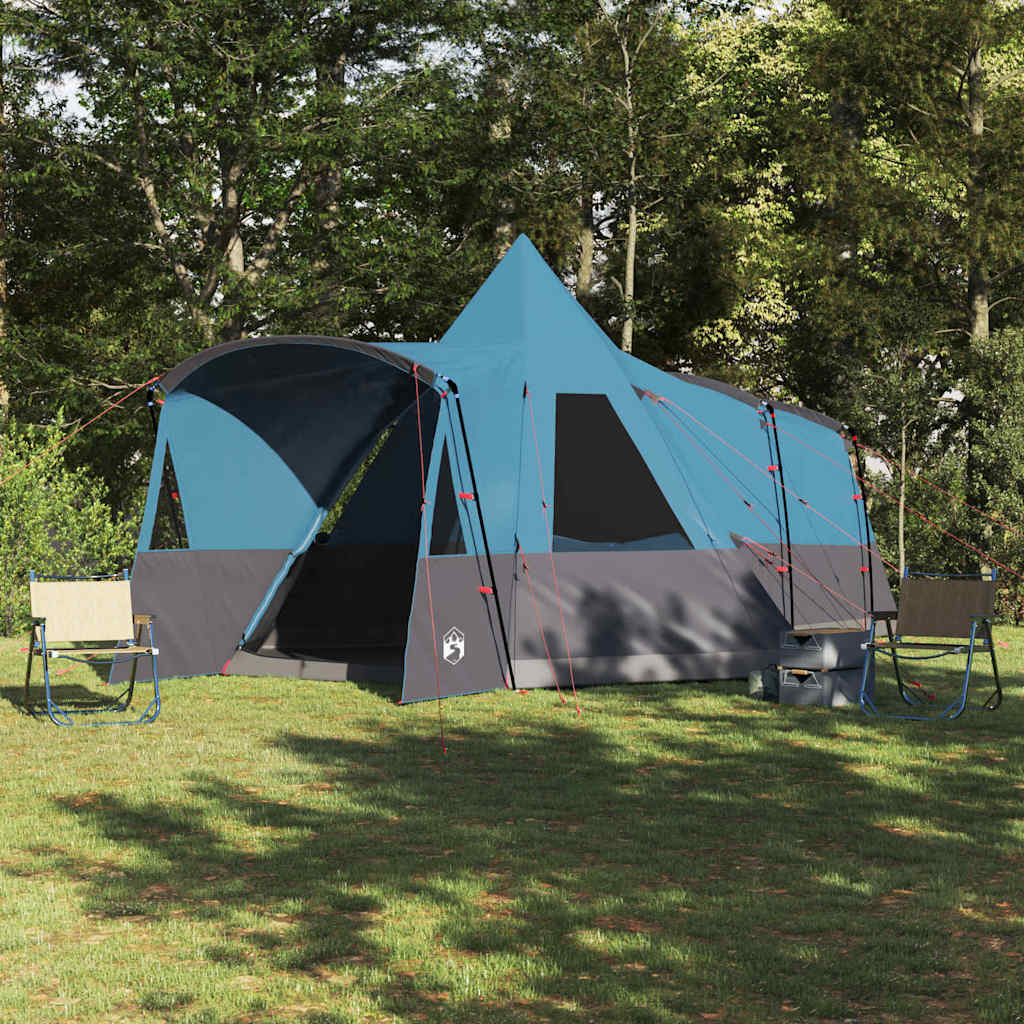 vidaXL Teepee Tent 8-Person 8-Person Blue - 720 x 465 x 295 cm