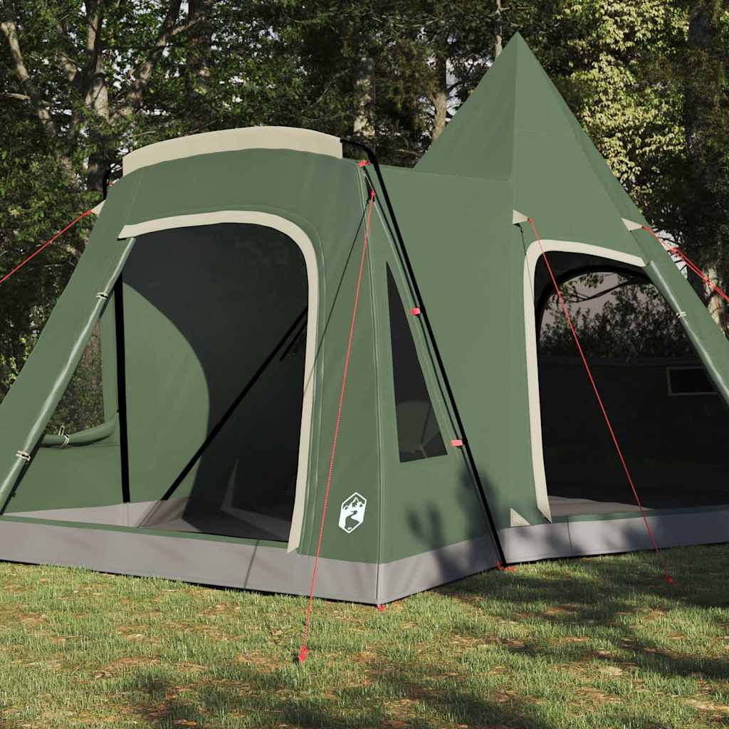 vidaXL Teepee Tent 5-Person 5-Person Green - 545 x 450 x 295 cm