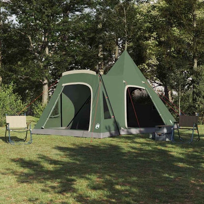 vidaXL Teepee Tent 5-Person 5-Person Green - 545 x 450 x 295 cm