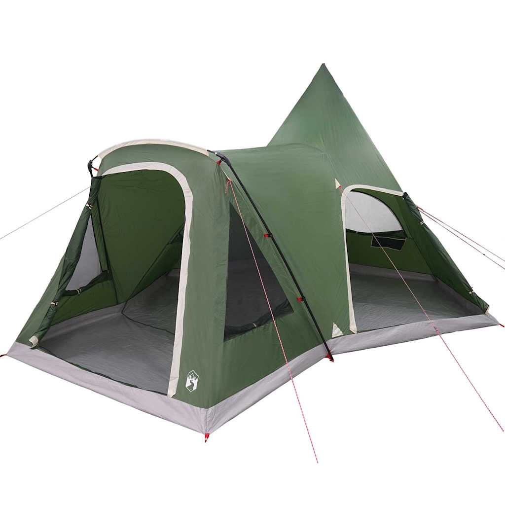 vidaXL Teepee Tent 5-Person 5-Person Green - 545 x 450 x 295 cm