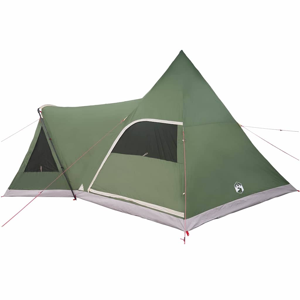vidaXL Teepee Tent 5-Person 5-Person Green - 545 x 450 x 295 cm