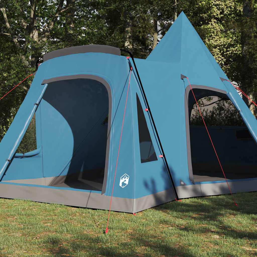vidaXL Teepee Tent 5-Person 5-Person Blue - 545 x 450 x 295 cm