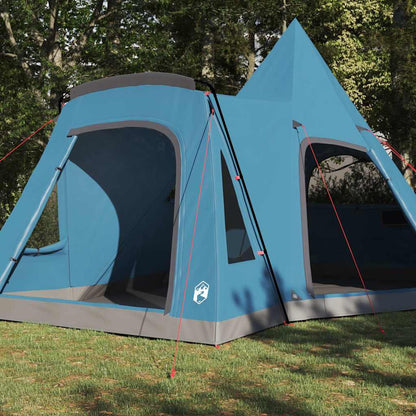 vidaXL Teepee Tent 5-Person 5-Person Blue - 545 x 450 x 295 cm