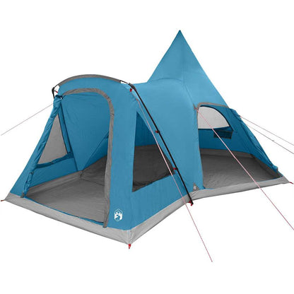 vidaXL Teepee Tent 5-Person 5-Person Blue - 545 x 450 x 295 cm