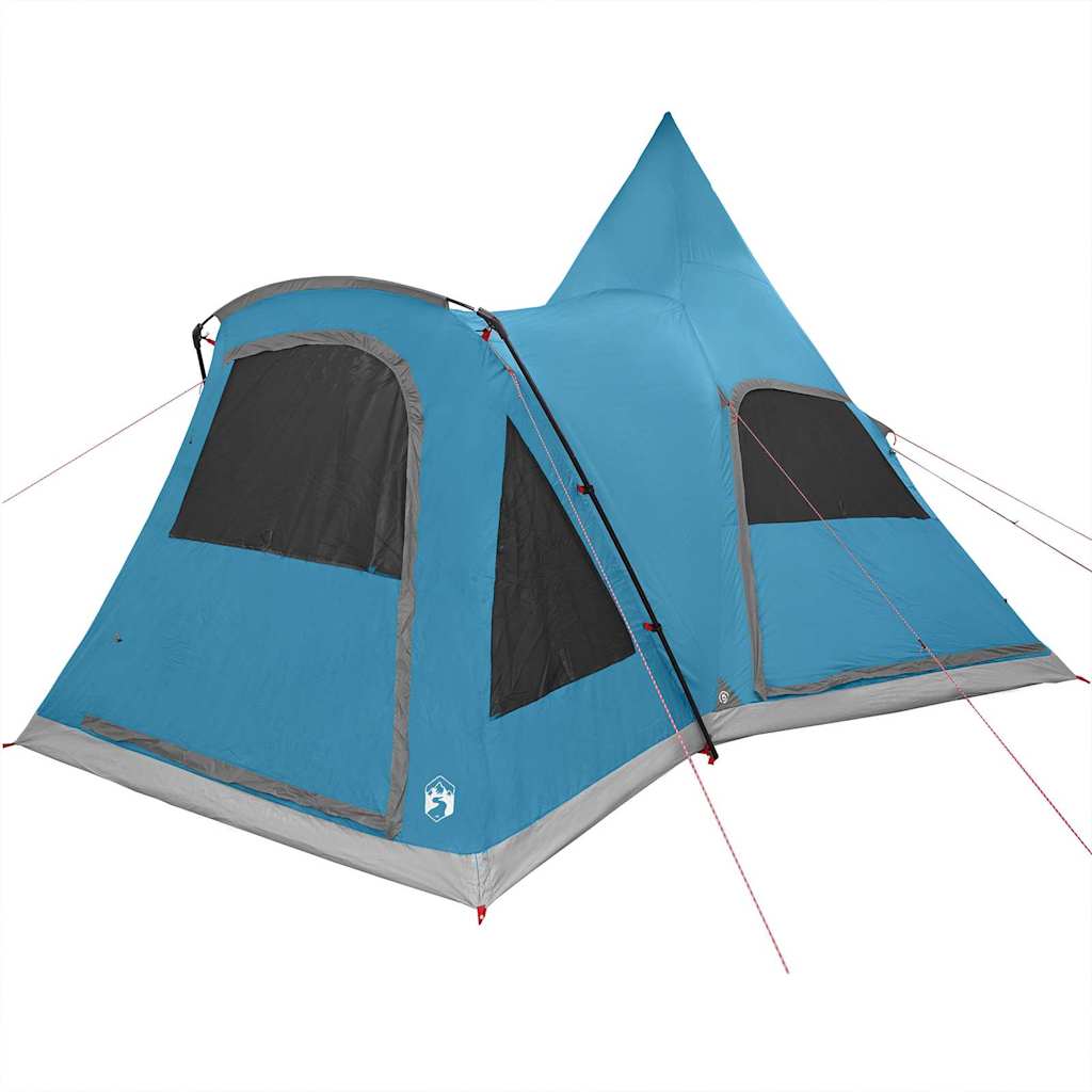 vidaXL Teepee Tent 5-Person 5-Person Blue - 545 x 450 x 295 cm