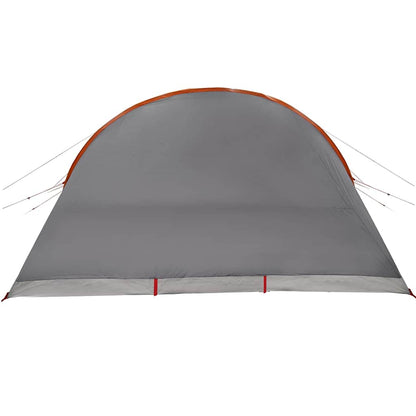 vidaXL Tunnel Tent 8-Person 8-Person Grey and Orange - 710 x 460 x 245 cm