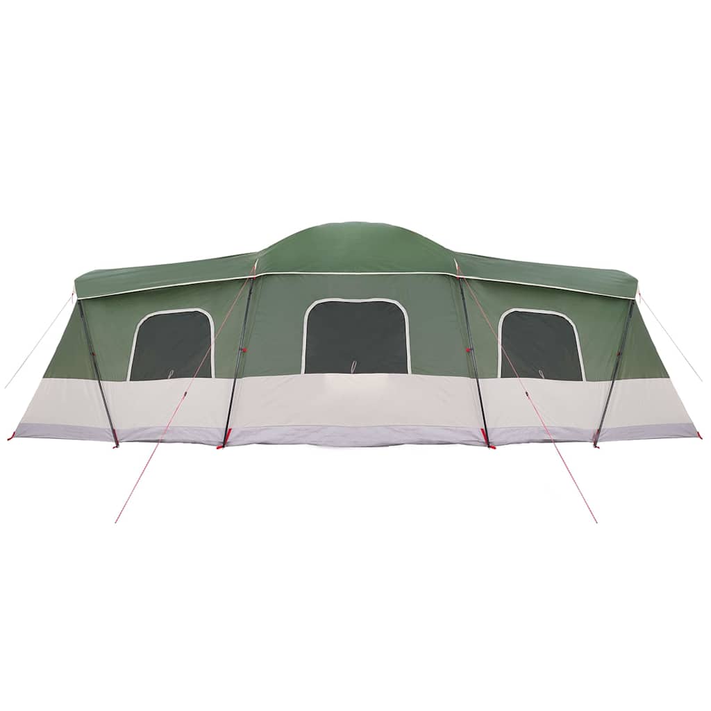 vidaXL Tent 16-Person with Roof with Storage Green 680 x 510 x 210 cm