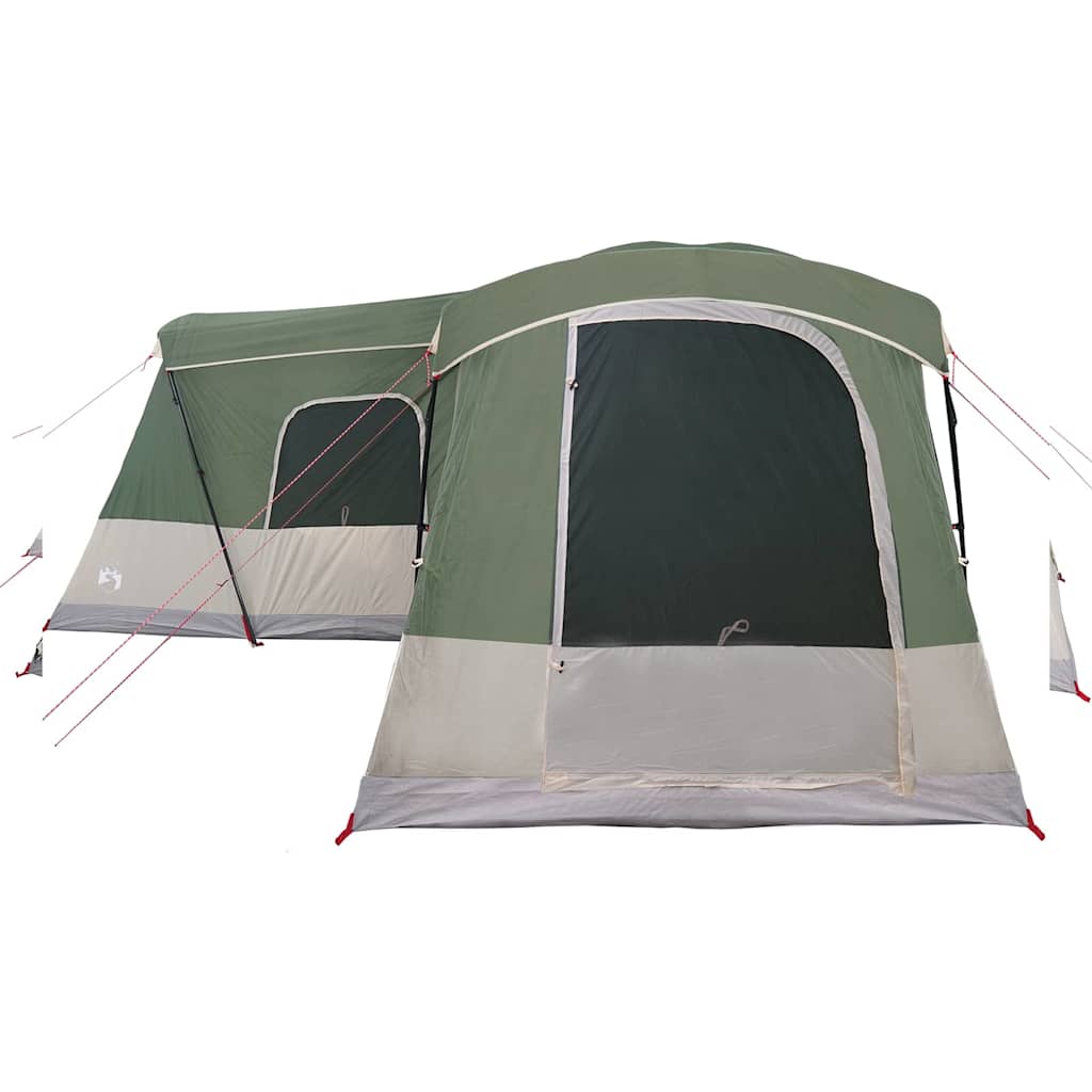 vidaXL Tent 16-Person with Roof with Storage Green 680 x 510 x 210 cm