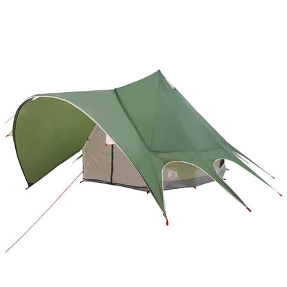 vidaXL Teepee Tent 5-Person 5-Person Green and Grey - 415 x 415 x 247 cm