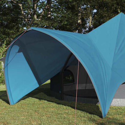 vidaXL Teepee Tent 5-Person 5-Person Blue and Grey - 415 x 415 x 247 cm