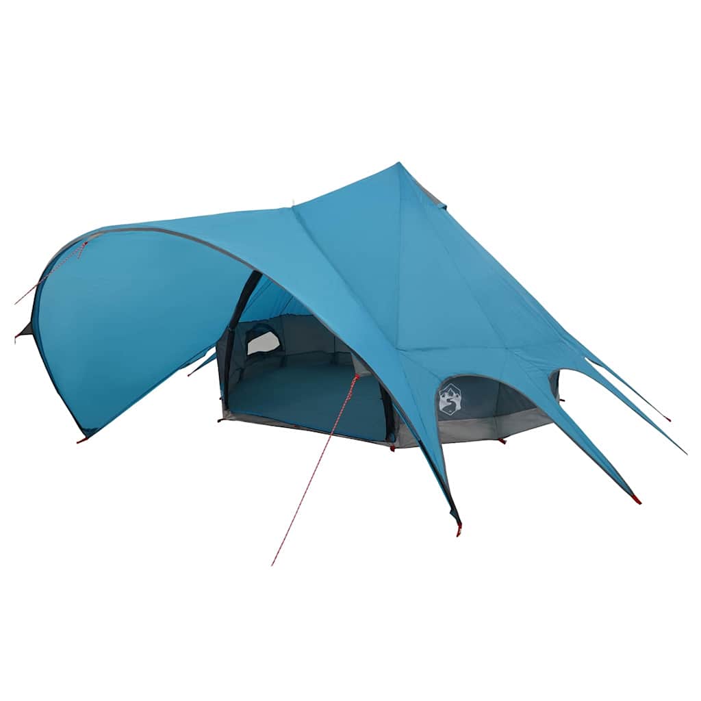 vidaXL Teepee Tent 5-Person 5-Person Blue and Grey - 415 x 415 x 247 cm
