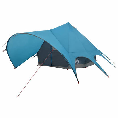 vidaXL Teepee Tent 5-Person 5-Person Blue and Grey - 415 x 415 x 247 cm