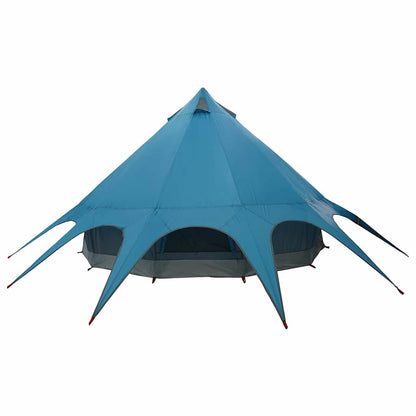vidaXL Teepee Tent 5-Person 5-Person Blue and Grey - 415 x 415 x 247 cm