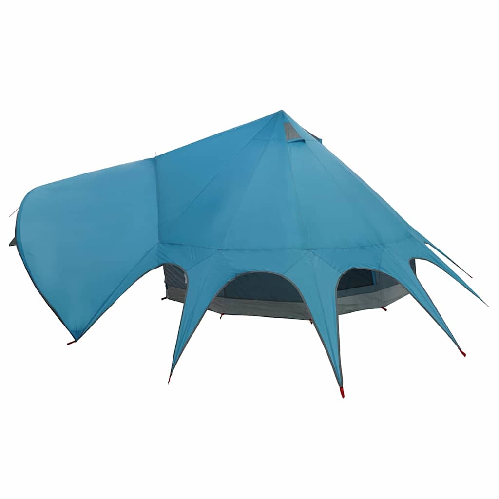 vidaXL Teepee Tent 5-Person 5-Person Blue and Grey - 415 x 415 x 247 cm