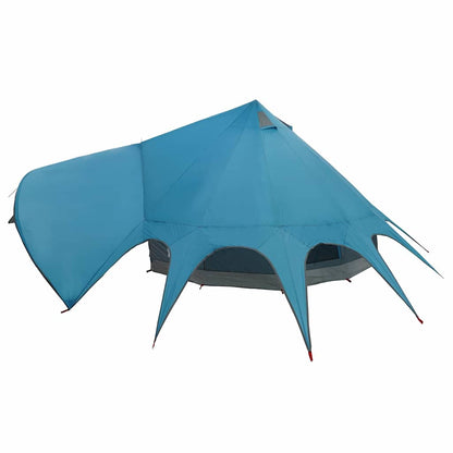 vidaXL Teepee Tent 5-Person 5-Person Blue and Grey - 415 x 415 x 247 cm