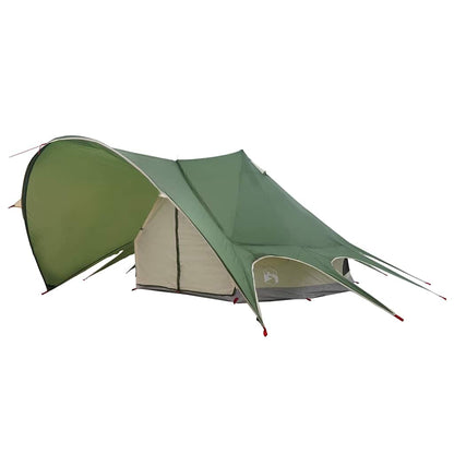 vidaXL Teepee Tent 7-Person 7-Person Green and Grey - 600 x 600 x 347 cm