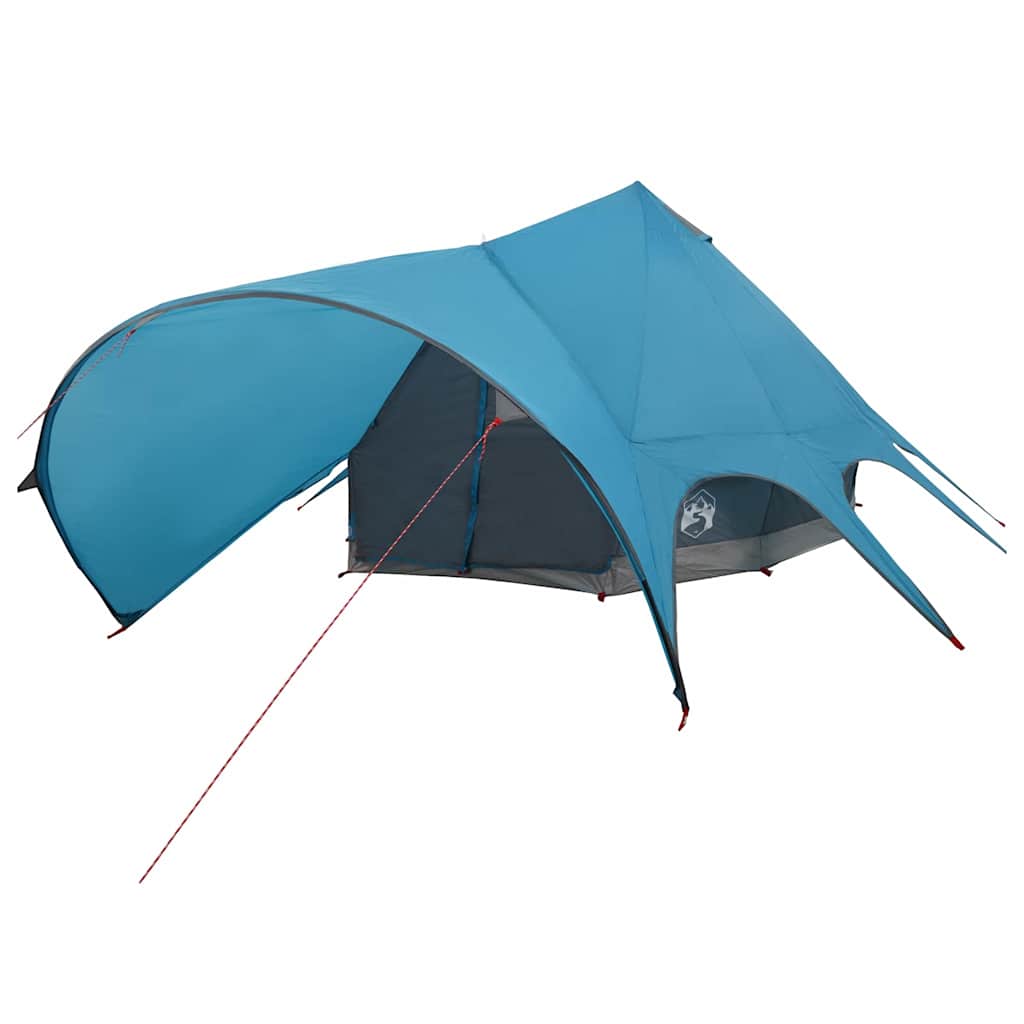 vidaXL Teepee Tent 7-Person 7-Person Blue and Grey - 600 x 600 x 347 cm