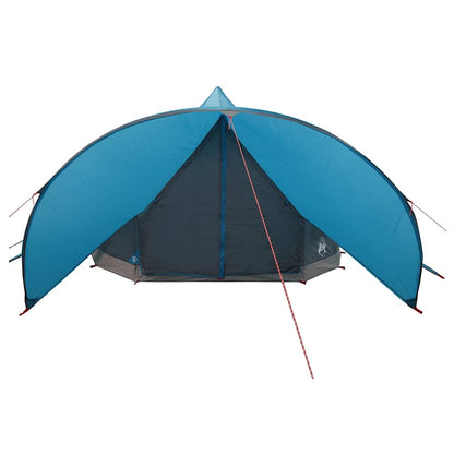 vidaXL Teepee Tent 7-Person 7-Person Blue and Grey - 600 x 600 x 347 cm