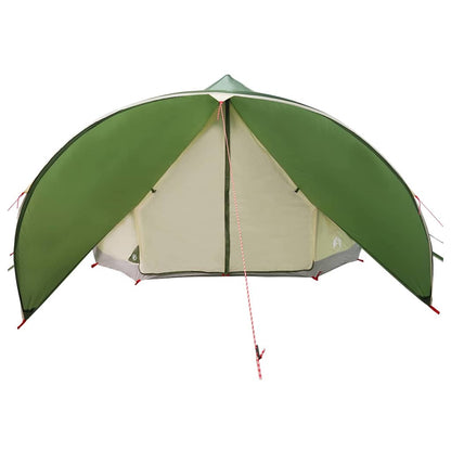 vidaXL Teepee Tent 9-Person 9-Person Green and Grey - 502 x 502 x 297 cm