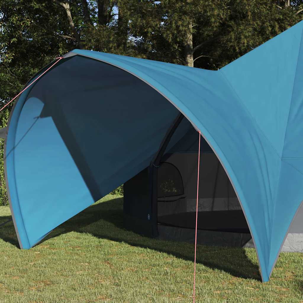vidaXL Teepee Tent 9-Person 9-Person Blue and Grey - 502 x 502 x 297 cm