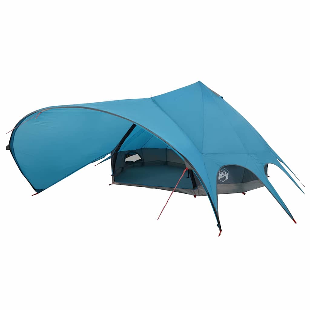 vidaXL Teepee Tent 9-Person 9-Person Blue and Grey - 502 x 502 x 297 cm