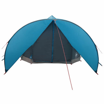 vidaXL Teepee Tent 9-Person 9-Person Blue and Grey - 502 x 502 x 297 cm