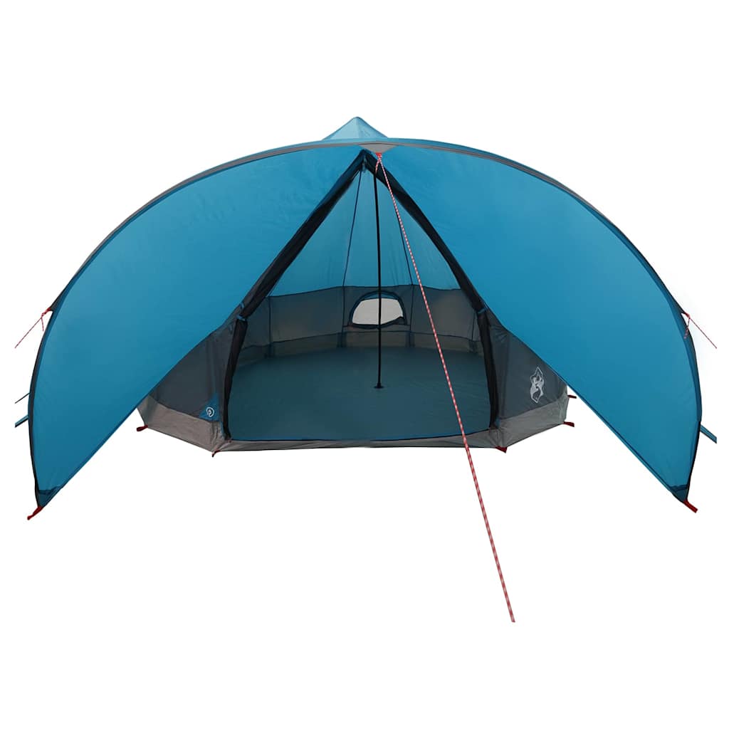 vidaXL Teepee Tent 9-Person 9-Person Blue and Grey - 502 x 502 x 297 cm