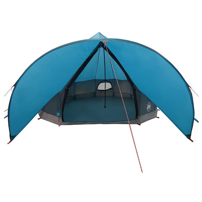 vidaXL Teepee Tent 9-Person 9-Person Blue and Grey - 502 x 502 x 297 cm