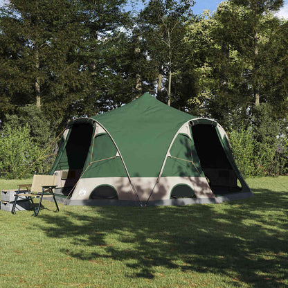 vidaXL Dome Tent 4-Person 4-Person Green - 505 x 450 x 248 cm