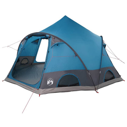 vidaXL Dome Tent 4-Person 4-Person Blue 185T Polyester with PU Coating - 505 x 450 x 248 cm